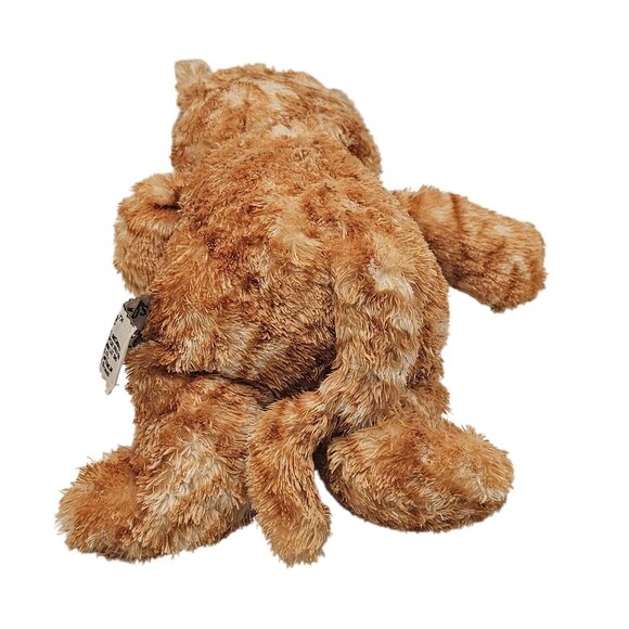 Russ Orange Brown Stripe Tabby Cat Teddy Bear Toy Beanie Plush 12" Cute Y2K - Picture 2 of 9